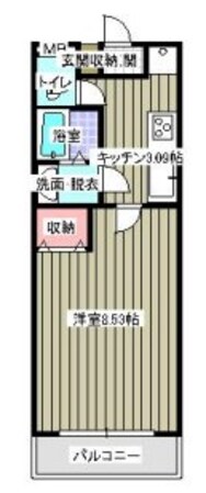 コートパッション高槻の物件間取画像